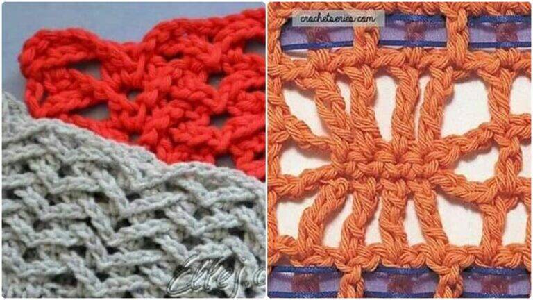 Incríveis Pontos de Crochê: Exemplos Perfeitos para Iniciantes!