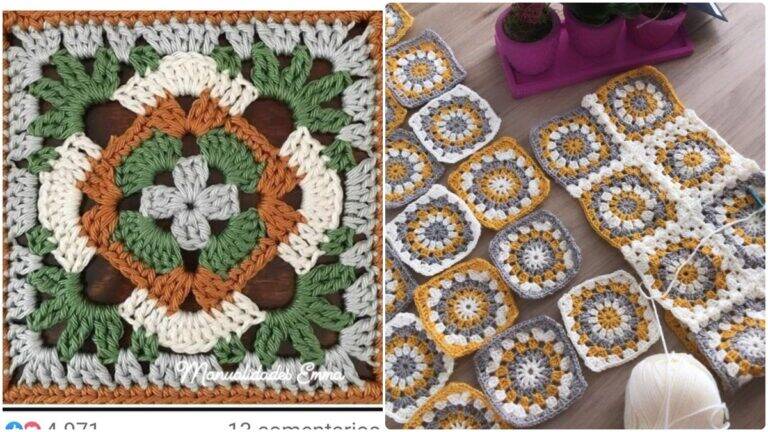 Squares de Crochê: Como Usar Eles Nos Seus Projetos?
