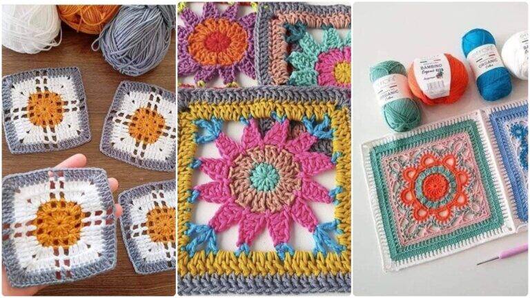 Explore o Mundo dos Squares de Crochê e Aprenda a Fazer os Seus!