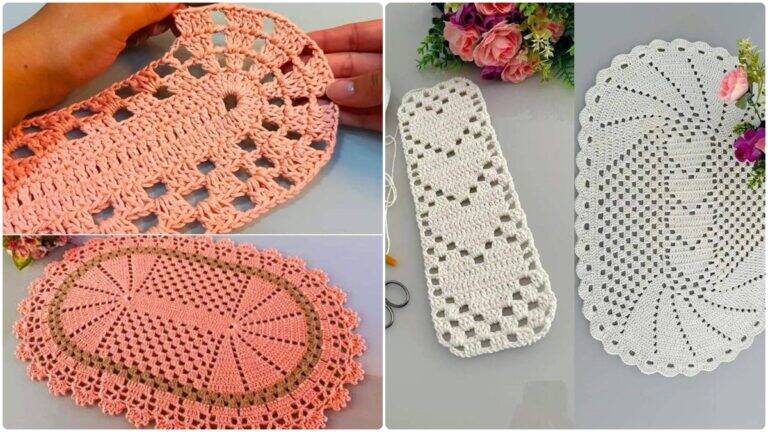 Tapetes de Crochê Oval: Peças Lindas para a Decoração da Sua Casa!