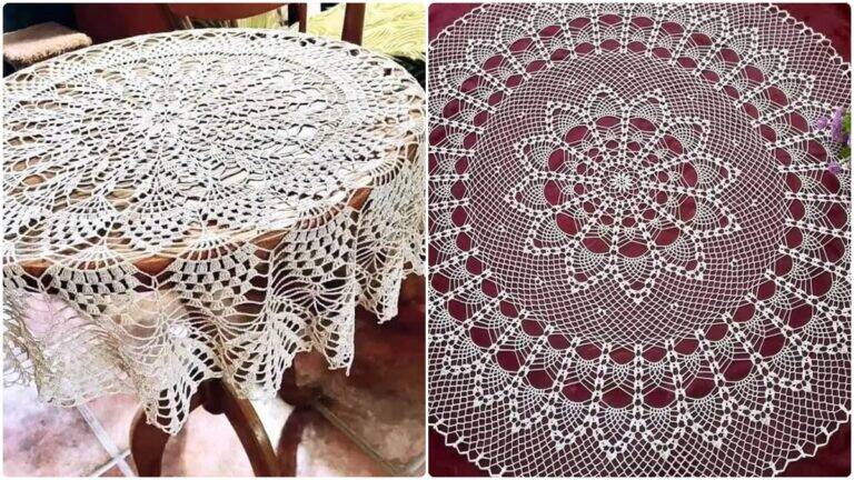 15 Toalhas de Mesa em Crochê de Luxo: Decore Sua Casa e Lucre!