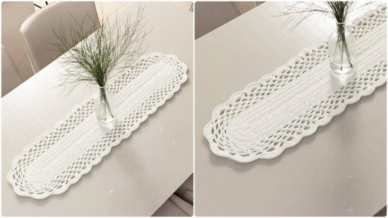 Trilho de Mesa em Crochê Poly: Peça Perfeita para Iniciantes!