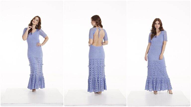 Vestido de Crochê Império: Aprenda a Fazer o Seu!