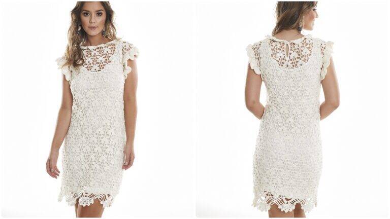 Vestido de Crochê neve: Aprenda a Fazer Essa Peça Linda!