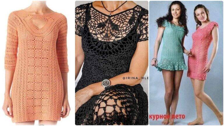 Se Encante com o Charme dos Vestidos de Crochê Mais Lindos!