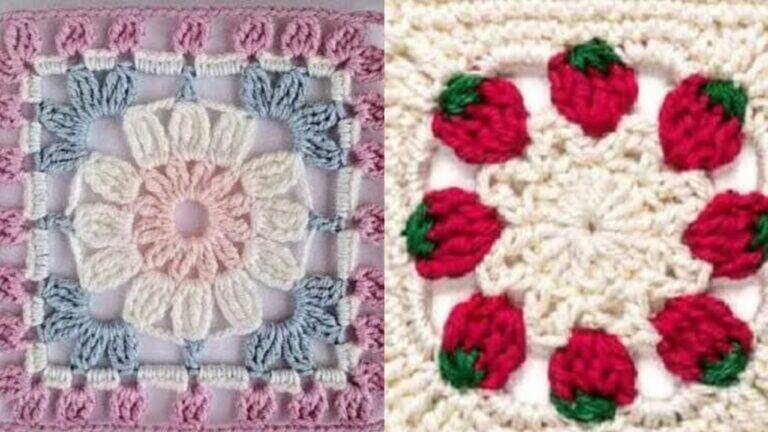 Passo a Passo: Como Criar os Mais Lindos Squares de Crochê