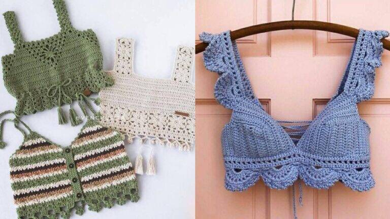 36 Modelos de Croppeds de Crochê para Lucrar Muito Neste Verão