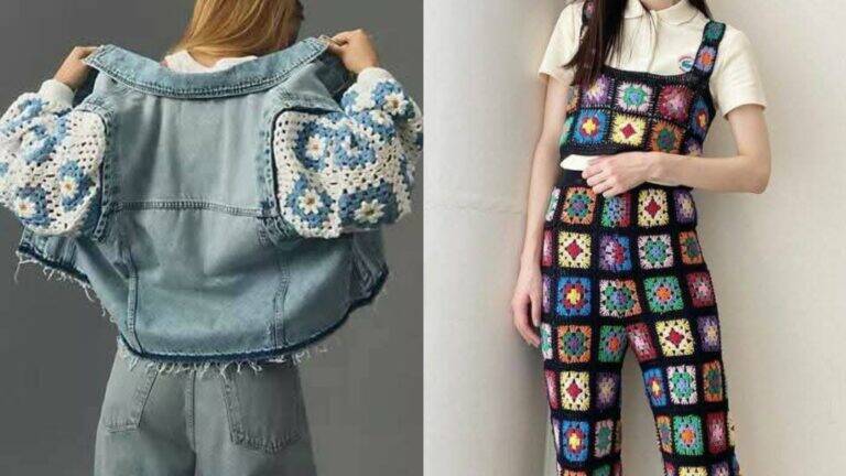 Do Quadrado à Moda: Como Usar Squares de Crochê em Roupas