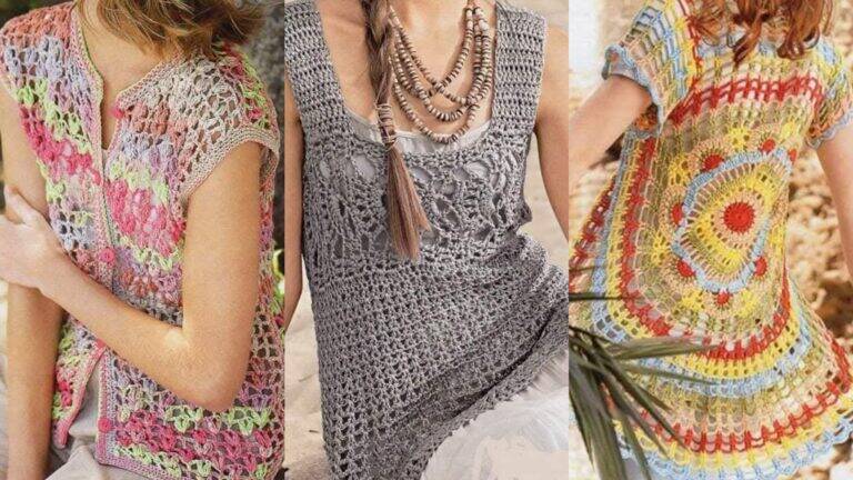Blusas de Crochê Lindíssimas que São Tendência – Aprenda a Criar as Suas!