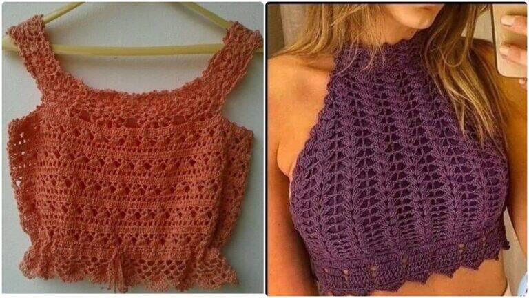 Veja 15 Blusinhas de Crochê com Gráficos: Crie Peças Lindas!