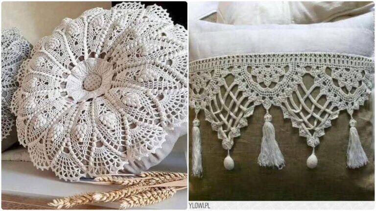 Inspire-se e Crie Lindas Almofadas de Crochê com Gráficos!