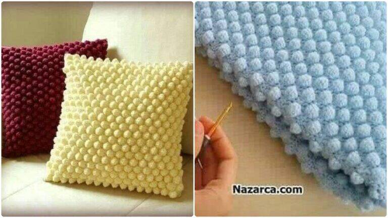 Crie Almofadas de Crochê com Ponto Puff: Guia Completo!