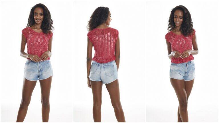 Blusa de Crochê Luna: Guia Detalhado para uma Peça Linda!