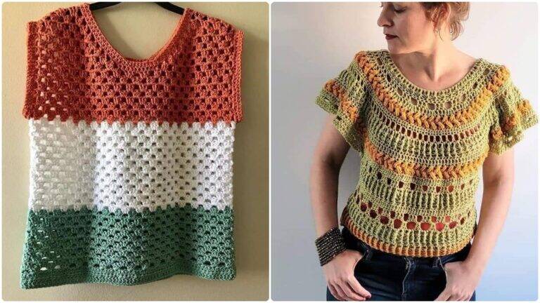 Descubras Blusas de Crochê Lindas e Leves para Usar no Verão!