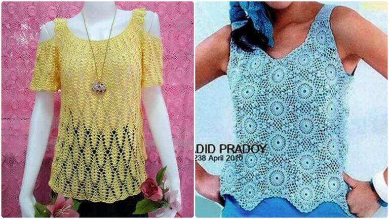 Veja Lindas Blusas de Crochê para Qualquer Ocasião!