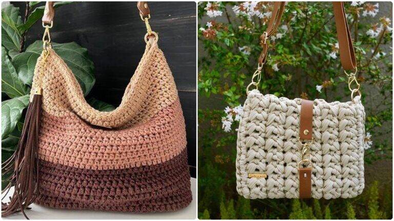 Crie Bolsas de Crochê Lindíssimas: Peças Fáceis de Fazer!