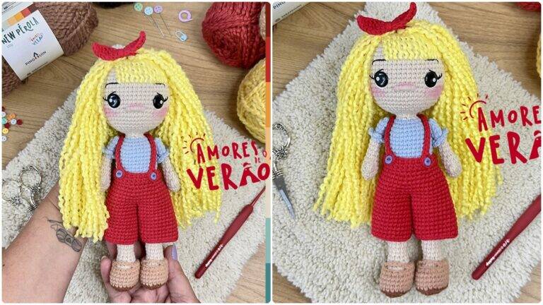 Boneca em Crochê New Pérola: Aprenda a Fazer a Sua!