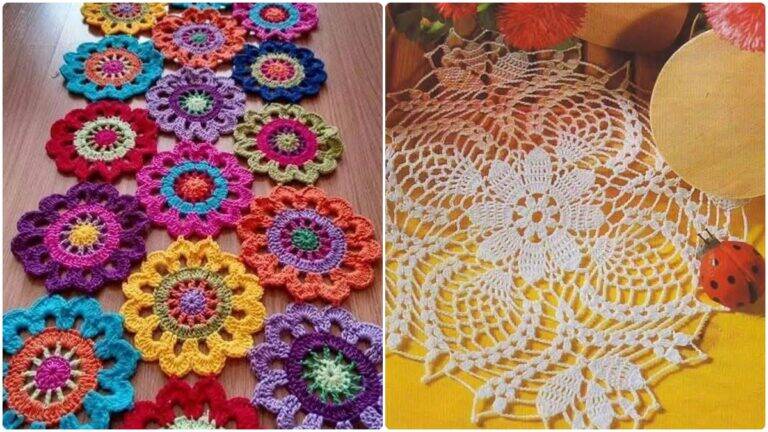 Caminhos de Mesa em Crochê: Beleza e Charme Atemporal na Decoração!
