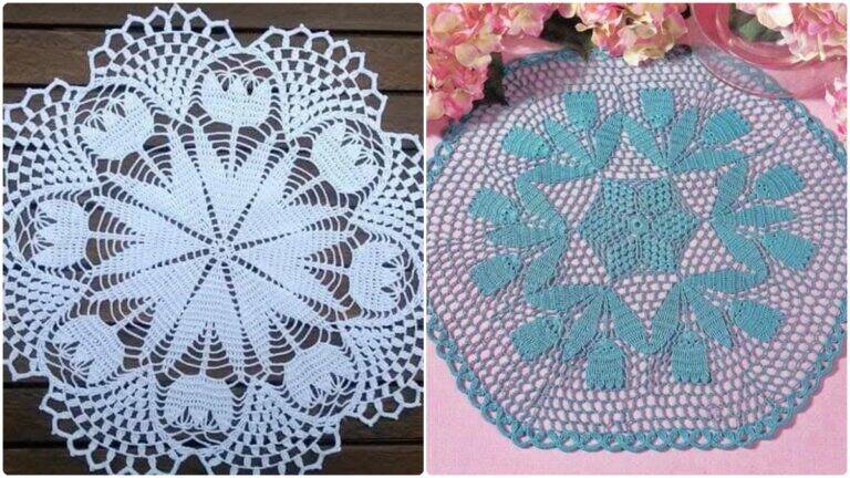 Aprenda a Criar 15 Centros de Mesa em Crochê: Peças Lindas e Criativas!