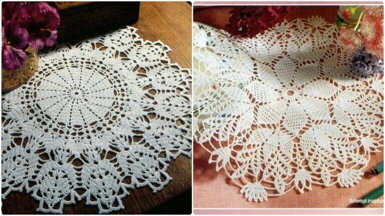 Centros de Mesa em Crochê com Gráficos: Crie os Seus!