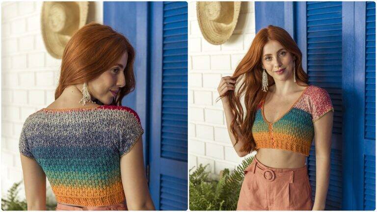 Cropped de Crochê Flórida: Crie Essa Peça Linda!