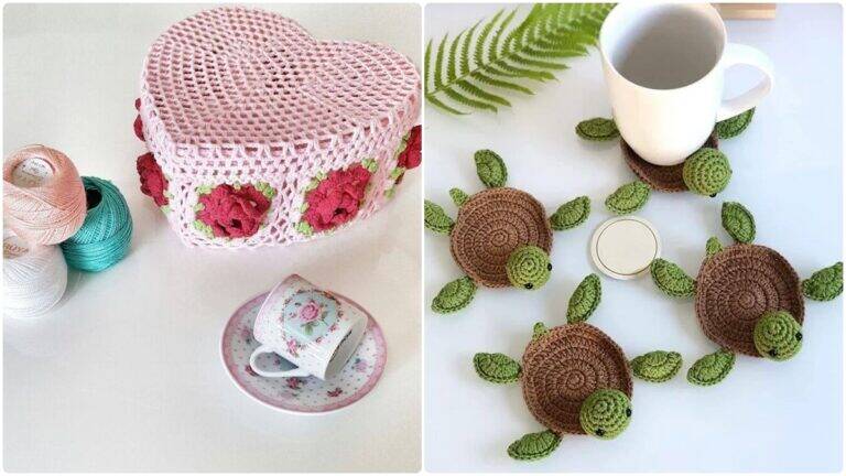 Crie Peças e Acessórios Lindos Usando DIY de Crochê Moderno!