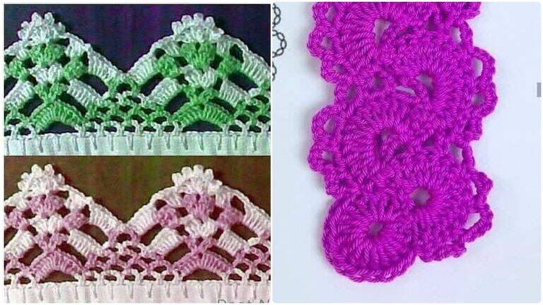15 Barrados de Crochê com Gráficos para Você Adicionar aos Projetos!