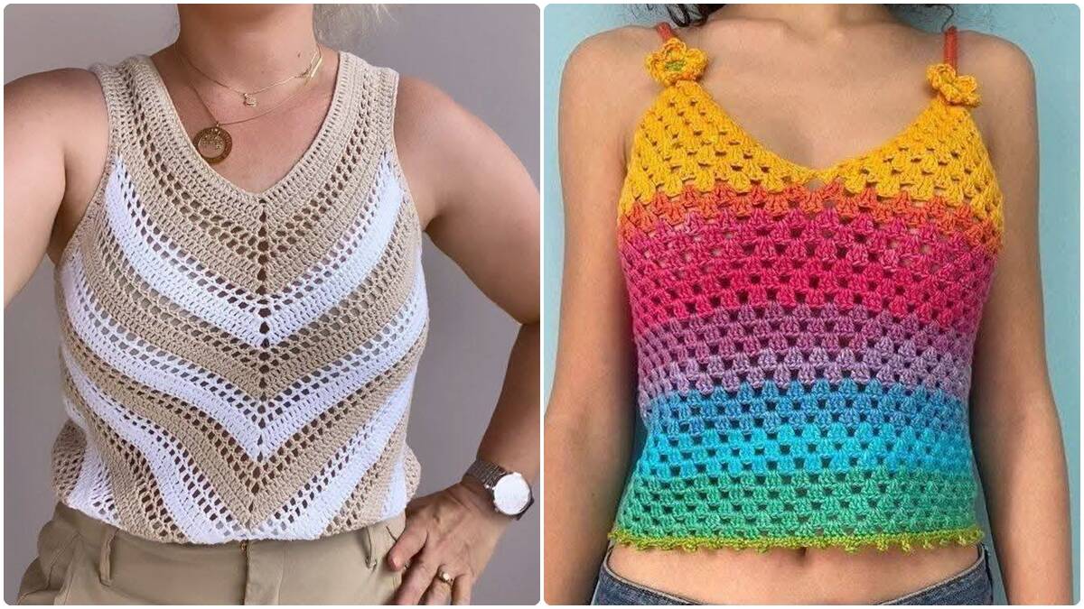 Arrase com estas regatas de crochê que são tendência no verão!
