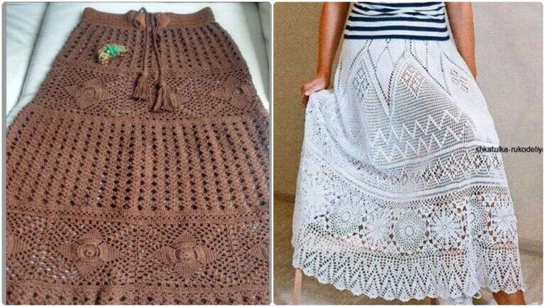 Redescubra as Mais Lindas Saias de Crochê E Aprenda a Fazer a Sua!