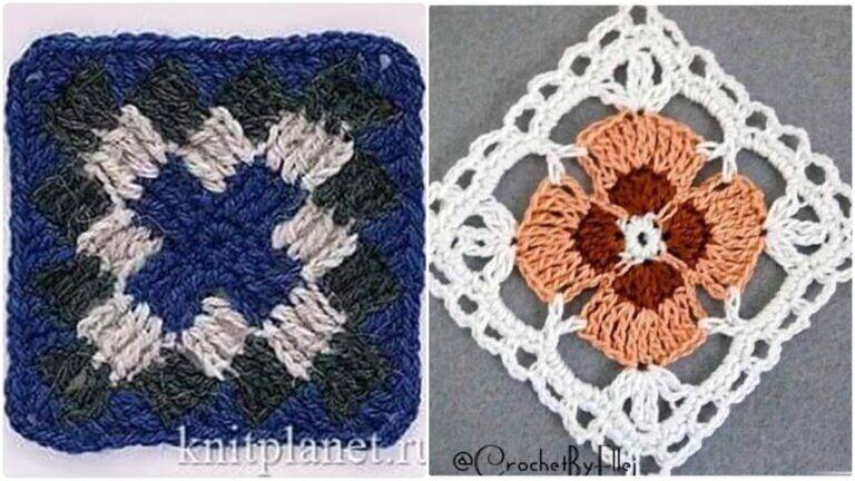 15 Squares em Crochê para Criar Peças Criativas e Estilosas!