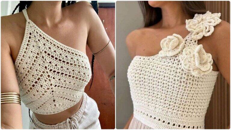 Tendência para o Verão: Descubra Lindos Top Croppeds de Crochê!