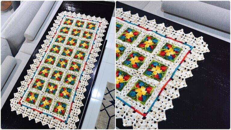 Trilho de Mesa em Crochê Premium: Como Fazer o Seu?