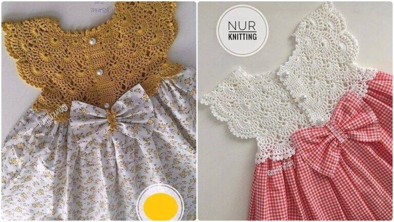 Inspire-se com Vestidinhos de Crochê Infantil e Veja Uma Vídeo Aula com Guia!