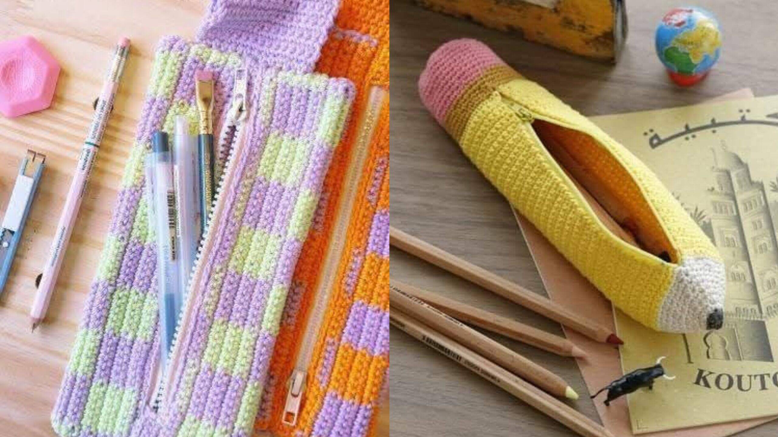 Estojos de Crochê: Organize Seus Itens com Estilo, Charme e um Toque de Diversão Artesanal!