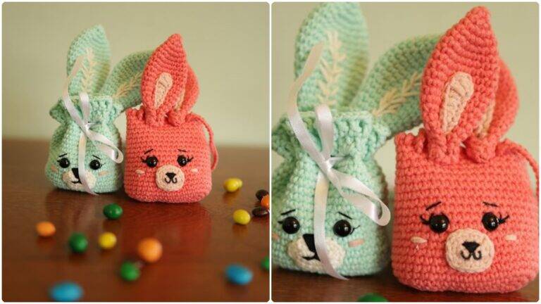 Amigurumi da Bolsa Coelhinho: Adicione Fofura na Decoração!