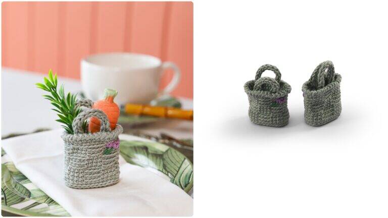 Amigurumi da Cesta Porta-Guardanapo: Um Projeto Simples!