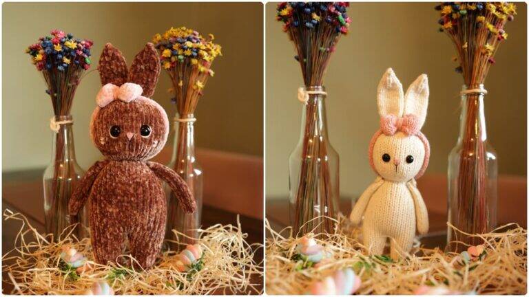 Amigurumi da Coelha de Tricô: Fofura em Cada Ponto!