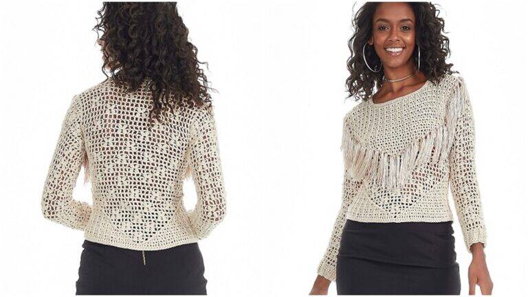 Blusa de Crochê Porcelana: Aprenda a Criar um Modelo Único!