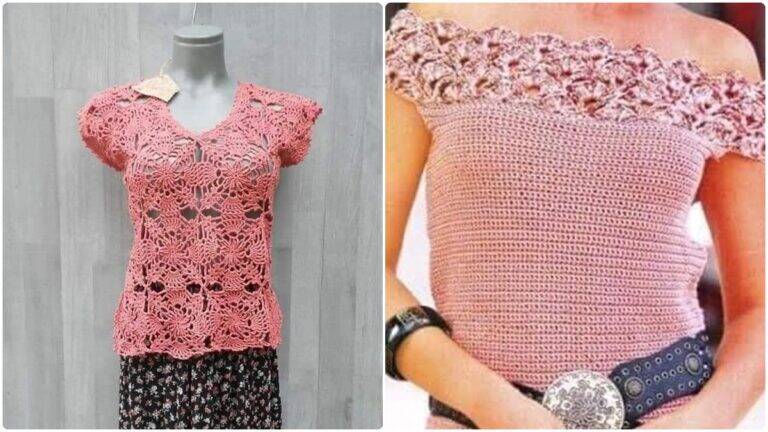 Crie Blusas de Crochê Únicas e Lindíssimas: Peças Fáceis de Fazer!