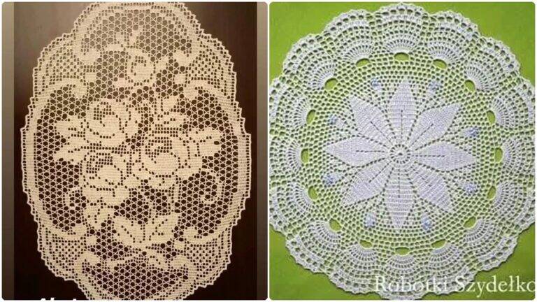 Descubra Diferentes Estilos de Centros de Mesa em Crochê e Crie o Seu!