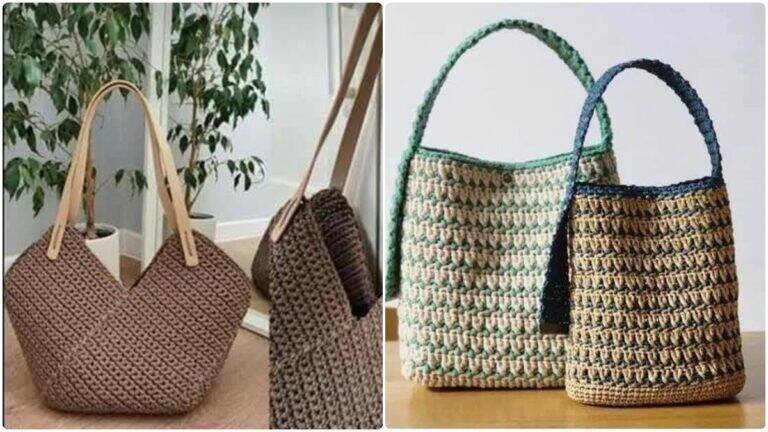 Crie Bolsas de Crochê Charmosas: Peças Lindas para o Seu Look!