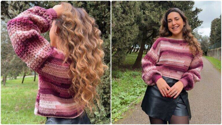 Camisa de Crochê Pétala: Cores Lindas e Charmosas!