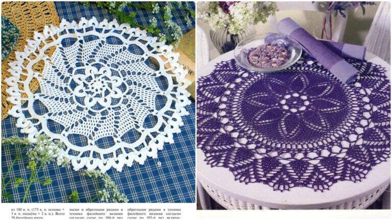 Crie Os Centros de Mesa em Crochê Perfeitos para a Sua Decoração!