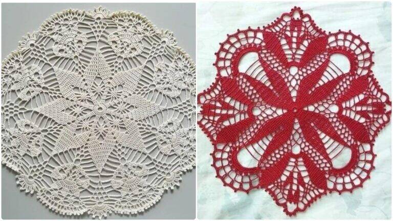 Crie Lindos Centros de Mesa em Crochê para a Sua Decoração!