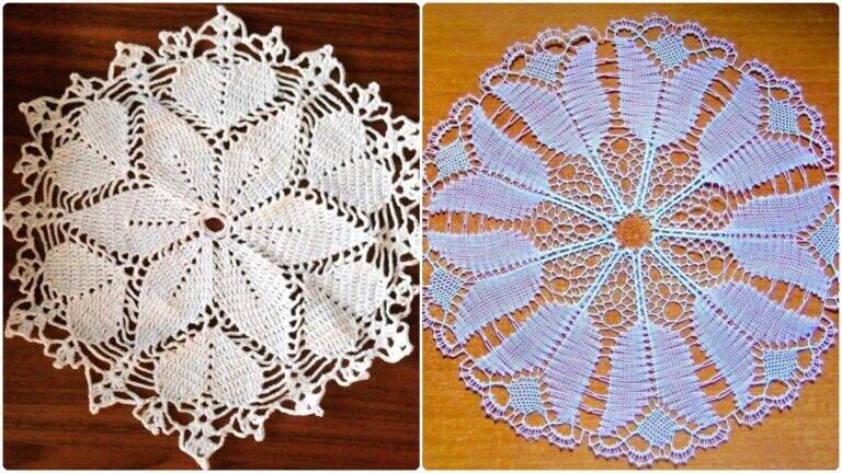 Use Centros de Mesa em Crochê para Decorar a Sua Mesa!