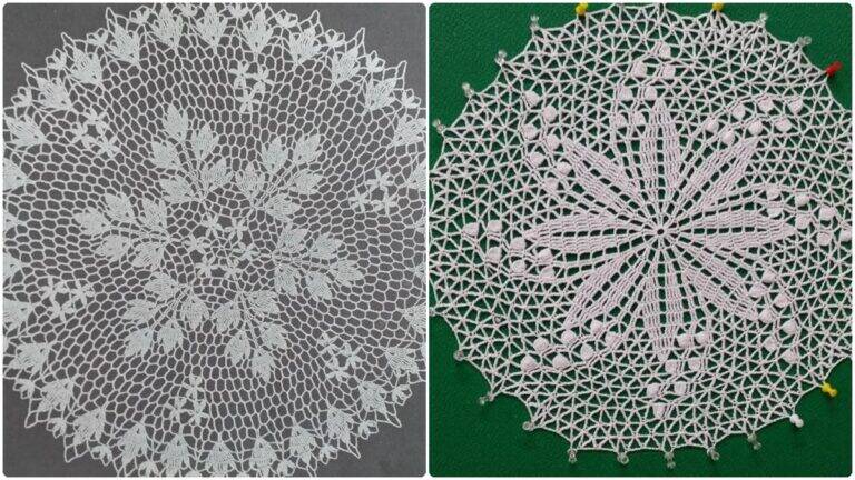 Centros de Mesa em Crochê Rendado: Elegância e Encanto para Sua Decoração