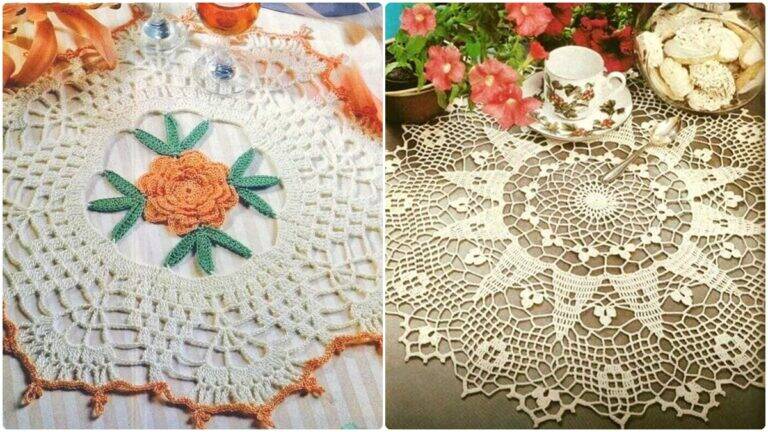 Conheça Lindos Centros de Mesa em Crochê com Gráficos Fáceis!