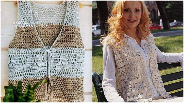 Crie Lindos Coletes de Crochê Com Gráficos: Estilo Atemporal!