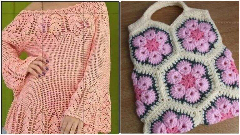 Moda e Decoração: Crie Peças Lindas Usando o Crochê Moderno!