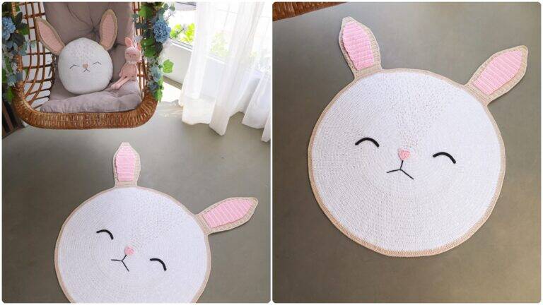 Tapete de Crochê – Conjunto Páscoa: Decore com Peças Lindas!